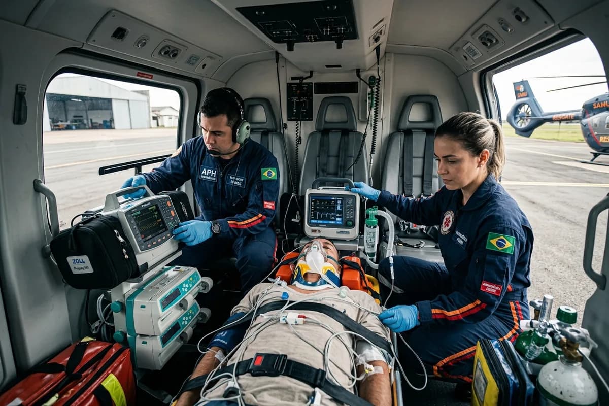 Transporte Aeromédico Em Situações Especiais, Urgências E Emergências Aph